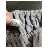 Womens Puff Long Sleeve Babydoll Tops Square Neck Ruffle Peplum Blouse Smocked Loose Fit Tunic Top Dressy Tee Shirts Grey XL