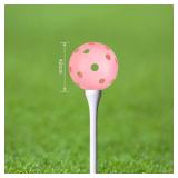 Joyberg Practice Golf Balls 24 Pack, 42mm Plastic Golf Balls, Practice Golf Balls for Backyard, Training Golf Balls for Swing Practice (Multicolor)