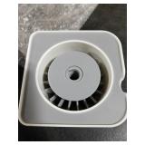 Toilet Brush and Holder Set, Silicone Toilet Bowl Brush, Bathroom Accessories, Durable Toilet Scrubber Bristles, Compact Size for RV, Wall Mountable, Drip-Proof, Deep Cleaning. (White)