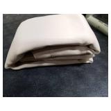 WelvetBLK Stone Cafe Blackout Curtains Tier 36 Inch Length 2 Panels, Soft Solid Thermal Insulated Room Darkening Small Kitchen Window Curtains Over Sink for Bathroom, Stone, Each 30 Wx36 L