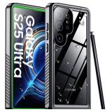 Temdan Designed for Samsung Galaxy S25 Ultra Case Waterproof, Built-in Lens & Screen Protector Military Grade Shockproof Dropproof IP68 Underwater Full Body Phone Case for Galaxy S25 Ultra 6.9-Green