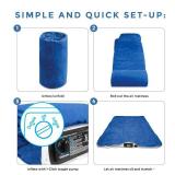 SoundAsleep Products Dream Series Luxury Air Mattress, ComfortCoil Technology, Built-in High Capacity Pump for Home, Camping- Double Height, Adjustable, Inflatable Blow Up, Portable (Twin Size)