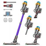 Cordless Vacuum Cleaner, 55KPA 70Min 650W Motor Powerful Vacuum Cleaners for Home, Self-Stand Cordless Stick Vacuum Rechargeable Anti-Tangle/LED Screen/1.8L Cup for Home Pet Hair/Carpet/Hardwood Floor