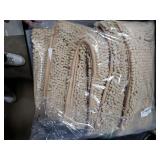 HOMEIDEAS 3 Pieces Bathroom Rugs, Ultra Soft Non Slip Absorbent Chenille Toilet Bath Mat Set (Beige)