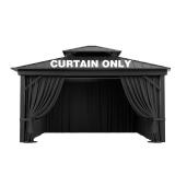 Pakunoda Outdoor Gazebo Curtain Replacement Universal 4-Panel Sidewalls 10