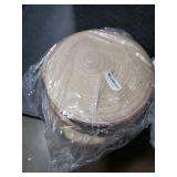 Maputune in Large Unfinished Wood Slices for Centerpieces, Natural Rustic Wooden Plate for DIY Craft, Round Wood Chips for Signage Painting Wedding Party Christmas Decor