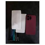 FireNova Designed for iPhone 14 Pro Max Case, Silicone Upgraded [Camera Protection] Case with [2 Screen Protectors], Soft Anti-Scratch Microfiber Lining Inside, 6.7 inch, Plum