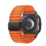 Magnetic Trail Band for Samsung Galaxy Watch Ultra Bands 47mm Men/Women,Lightweight Breathable Soft Fabric Nylon Sport Strap Compatible with Samsung Watch Ultra Band 47 mm Replacement