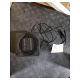 Gaiatop Mini Space Heater, Lightweight PTC Ceramic Fast Heating 500W Energy Efficient for Indoor Use, Overheating & 45° Tip-Over Protection, Portable Desk Electric Heaters for Office Home Black