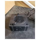 Gaiatop Mini Space Heater, Lightweight PTC Ceramic Fast Heating 500W Energy Efficient for Indoor Use, Overheating & 45° Tip-Over Protection, Portable Desk Electric Heaters for Office Home Black