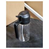 TrendPlain 16oz/470ml Glass Olive Oil Sprayer for Cooking 2 in 1 Olive Oil Dispenser Bottle for Kitchen Gadgets and Air Fryer Accessories, Salad, BBQ - Black