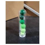 Silicone Magnetic Balls, Fidget Toys, 6-Pack Stress Relief Toys for Adults, Teens, Sensory Toy for Fingers Hands, Quiet Office Desk Toys with Textures, Magnet Fidget Fun Gift (Green)