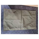 Jeanerlor Cotton Linen Square Decorative Throw Pillow Case Cushion Cover with Twin Needles Stitch on Edge,for Wedding Party Gift Car 12x20(30 x 50cm), Olive Green