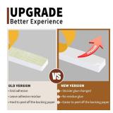 Yotache White Foam Seal Strips Tape 1 X1/8, High Density Closed Cell Foam Weather Stripping for Doors and Windows Insulation, Total 33 Feet Long (2 X 16.5 Ft Each)