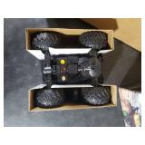 BEZGAR Monster Truck Toys - Remote Control Monster Truck with Light & Music, Dinosaur Toys for Kids, 1:20 Scale RC Truck with 360° Spins and Drifting, Remote Control Car for Boys 4-7