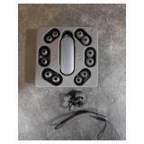 Ear plugs for sleeping, 35dB Noise Reduction Hearing Protection EarPlugs, Reusable Silicone Earplug, 7 Pair Eartips in XS/S/M/L Replaceable Single/Double Ear Plug for Sleep, Study, Work, Events(Black)