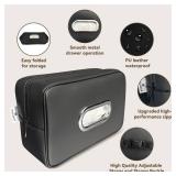 Noaman Upgraded Large Car Tissue Holder Premium PU Leather Tissues Box Cover Backseat Rectangular Napkin Holder for Car Fits for 120 Standard Kleenex Tissues Box for Car Organization Accessories Black