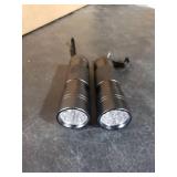 COSOOS 2 Pack UV Flashlight, 12 LED Handheld Blacklight Flashlight 395nm Mini Light Torch Detector for Dog Pet Urine Stains, Bed Bugs and Scorpions. (Batteries not Included)