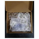 3 Pack Christmas Window Lights, Multicolor X-Mas Tree, Reindeer, Bell Lights, Battery Operated Christmas Window Decorations Light up with Suction Cup and Timer Function for Window Glass Wall Decor