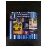 Rite Lite Hanukkah Train Menorah With Removable Wooden Candles | Colorful Chanukah Gifts, Decorations, Centerpiece, Jewish Holiday Party Favors Decor 16.50 L