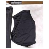 Verdusa Two Piece Sets For Women Going Out Tops and Maxi Skirt Set Vacation Wedding Guest Outfits Black Small