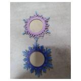 Yalikop BULK Christmas Photo Frame Ornaments Wooden Nutcrackers Santa Snowman Snowflake Picture Frame Tree Decoration DIY Photo Keepsakes for Xmas Party Decorations Winter Holiday Gift (Snowflake)