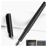 JINHAO Fountain Pen Medium Nib, Includes Ink Cartridges & Converter, Perfect Weight, Optimal Flow, No Skips