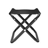 SLTG2020 Portable Folding Camping Stool, Lightweight Aluminum Frame, Black Oxford Fabric, 10.2 x 10.2 x 11 inches