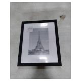 upsimples 8x10 Picture Frame, Display Pictures 5x7 with Mat or 8x10 Without Mat, Wall Hanging Photo Frame, Black, 1 Pack