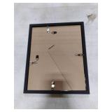 upsimples 8x10 Picture Frame, Display Pictures 5x7 with Mat or 8x10 Without Mat, Wall Hanging Photo Frame, Black, 1 Pack
