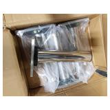 Wall-Mounted Barbell Plate Weight Bracket, Stainless Steel Olympic Weight Plate Storage Rack, 275 lbs Capacity Rustproof Wall Mount Gym Organizer, Fitness Equipment & Barbell Weight Storage for Home &