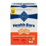 Blue Buffalo Health Bars Crunchy Dog Biscuits, Oven-Baked with Natural Ingredients, Bacon, Egg & Cheese, 3.5-lbs Box