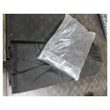 2 Pack Fitted Tablecloths 48 x 30 Inch, Rectangle Table Clothes for 4 Foot Tables, Washable Polyester Fabric Table Cover for Parties, Wedding, Banquet, Trade Show (Black, 4FT)