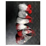 D-FantiX Gnome Christmas Ornaments Set of 6, Handmade Swedish Tomte Gnomes Decorative Ornaments Plush Christmas Decorations Tree Hanging Scandinavian Santa Elf Home Table Decor 2025