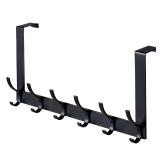 BOOMIBOO Over The Door Hooks, Sturdy Door Hanger, Towel Rack Towel Hooks for Bathroom 12 Hooks Large Over The Door for Bathroom, Bedroom Kitchen