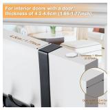 BOOMIBOO Over The Door Hooks, Sturdy Door Hanger, Towel Rack Towel Hooks for Bathroom 12 Hooks Large Over The Door for Bathroom, Bedroom Kitchen