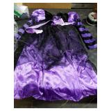 Narecte Halloween Witch Costume for Girls - Purple, Size S SMALL HOLE IN THE HAT