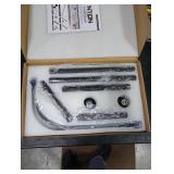 NTPN Dual Shower Head for Couples, High Pressure Double Shower Heads for Two People Rod, Two Showerhead System Fit 2 Person, Birthday Gifts for Women Men, Spa-Like (Black) Segmented Design