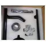 NTPN Dual Shower Head for Couples, High Pressure Double Shower Heads for Two People Rod, Two Showerhead System Fit 2 Person, Birthday Gifts for Women Men, Spa-Like (Black) Segmented Design