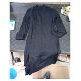 VICHYIE Women Dress Mock Neck Bodycon Ribbed Long Sleeve Fall Mini Black L