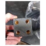 CODIN Set of 4 Wood Furniture Legs - Square Sofa Legs, Couch Leg - Brown Mid-Century Modern Replacement Legs for Armchair Recliner Coffee Table Dresser (3)