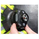 ISEYOU Running Lights for Runners, 500 Lumens Running Light with 45° Adjustable Tilt, 360° Reflective Vest & IPX4 Waterproof Rechargeable Light Up Gear for Night Walking/Cycling/Jogging/Hiking