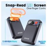 Hand Warmers Rechargeable 2 Pack - Electric Rechargeable Magnetic Hand Warmer with LED Display, 4 Heat Levels, Lanyards, USB, Gift for Men Women Kid, for Golf/Skiing/Camping/Hunting Essentials NO CHAR