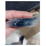 Outus 5 Pack 3 mm Width Graphic Chart Tape Art Tape Grid Marking Tapes Whiteboard Gridding Tape Self-Adhesive Artist Tape, Black