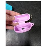 TUDIOW for New Bose Ultra Open Earbuds Case(2024), Silicone Shockproof Protective Cover for Bose Open Ear Wireless Earbuds Accessories with Carabiner (Purple)