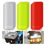 Reflective Stickers - PSLER 36 PCS High Visibility Reflective Tape Waterproof Strips Bulk Safety for Car Motorcycle Bike Trailer Helmet Mailbox Bag, 1.18 x 3.15 Inch MISSING ONE