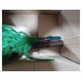 XmasExp 3ft Norfolk Pine Tree with Lights Artificial Faux Potted Christmas Tree for Front Porch Indoor Outdoor Decor