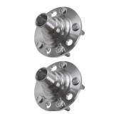 TRQ Rear Wheel Hub Driver Left Side & Passenger Right Side 2 Piece Set for 1999 2000 2001 2002 2003 All Wheel Drive Lexus RX300 2001 2002 2003 All Wheel Drive Toyota Highlander