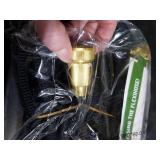 Flexi Hose Lightweight Expandable Garden Hose, 100FT -Retractable Garden Hose, Water Hose - No-Kink Flexibility, 3/4 Inch Solid Brass Fittings and Double Latex Core