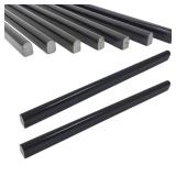 Jusmioke Black 15 Pack Marble Pencil Tile, 0.5X12 Polished Marble Tile Edge Trim for Kitchen Backsplash, Bathroom and Shower Walls (15)